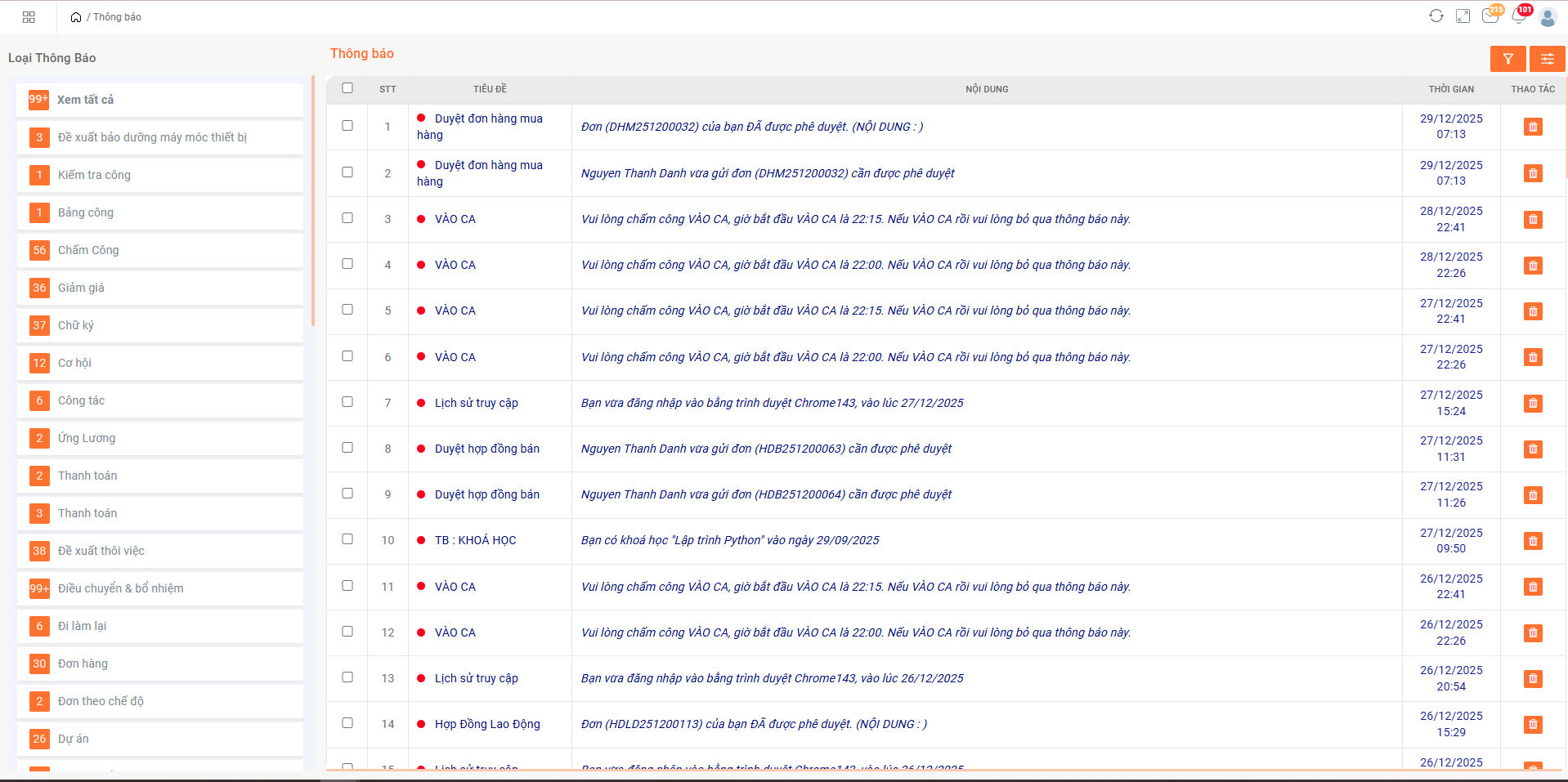 Tự động hóa thông báo từ báo cáo