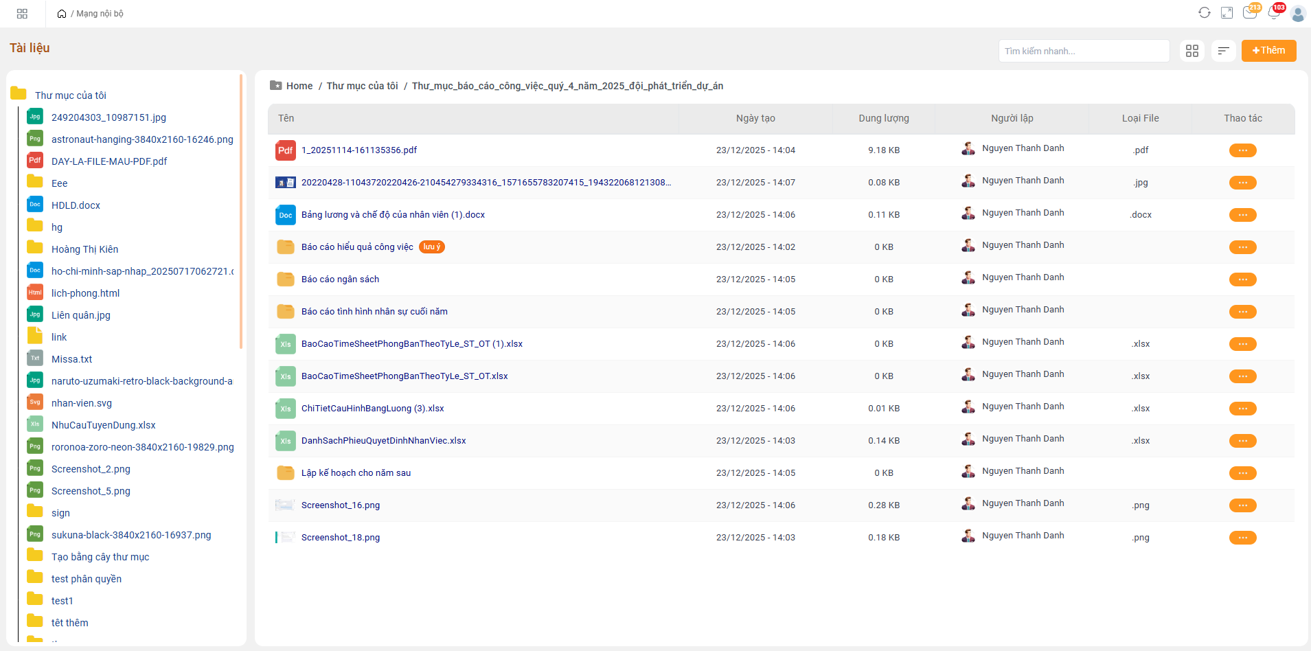Quản lý tài liệu