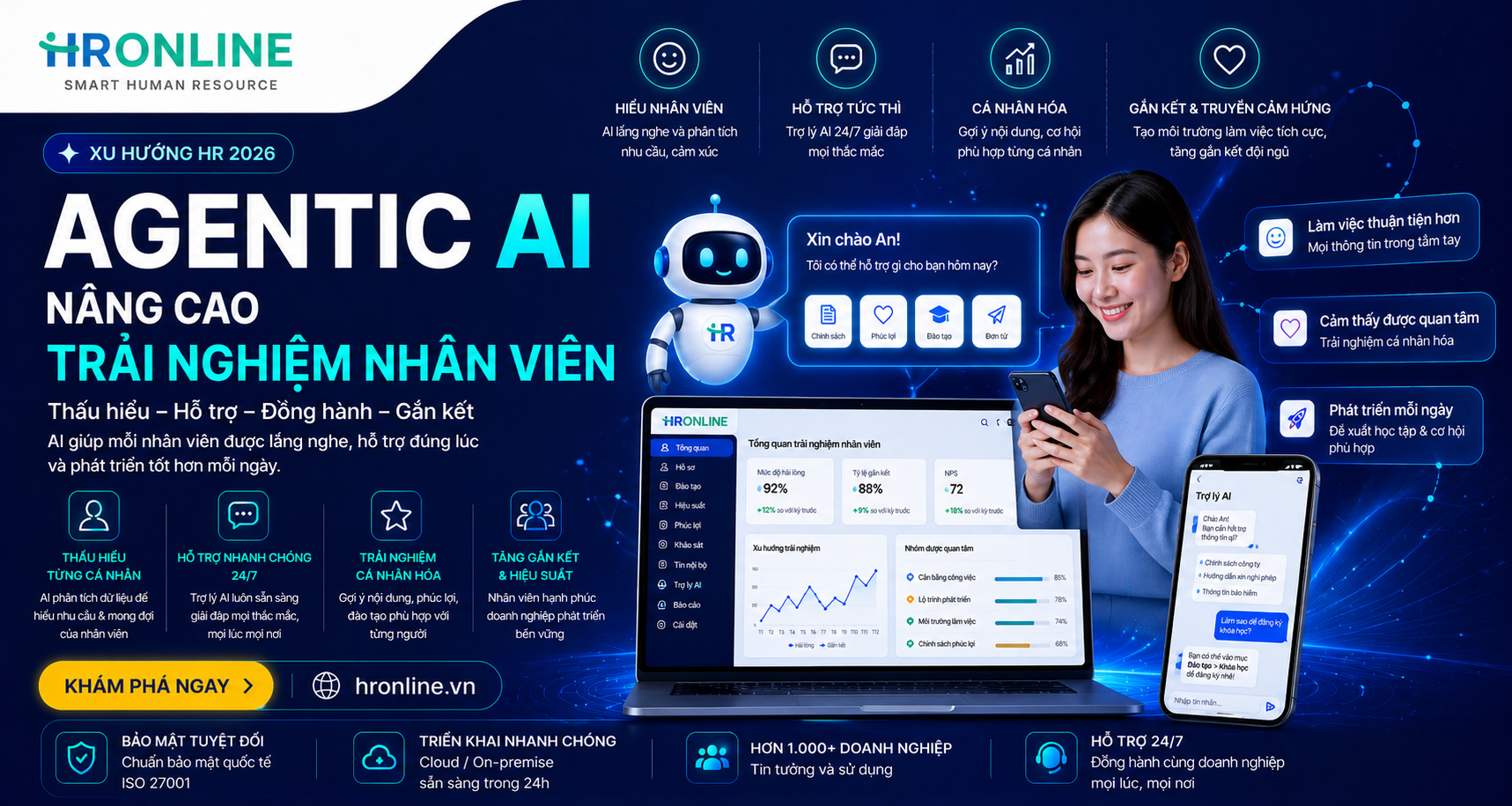 Agentic AI nâng cao trải nghiệm nhân viên | HrOnline