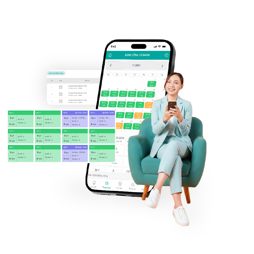 CHẤM CÔNG - TÍNH LƯƠNG ĐƠN GIẢN