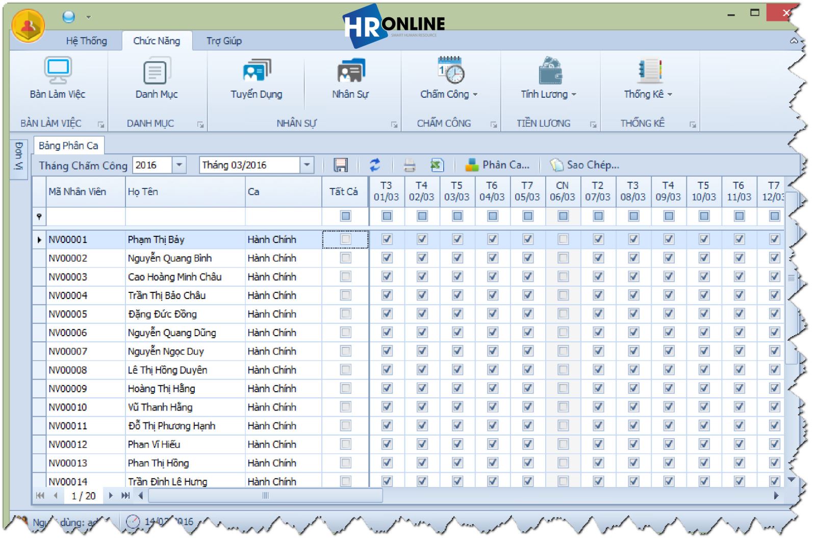 Phần mềm quản lý tiền lương HL-HRM