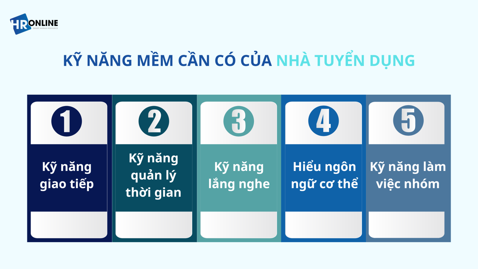 Kỹ năng mềm của nhà tuyển dụng