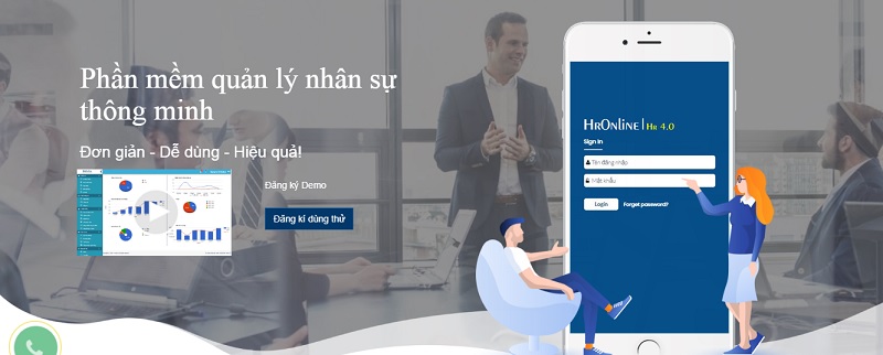 HrOnline dùng được trên di động